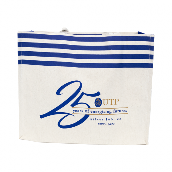 UTP 25TH ANNIVERSARY STRIPE JUTE BAG | JUTE BAG UTP 25TH ANNIVERSARY STRIPE JUTE BAG | JUTE BAG