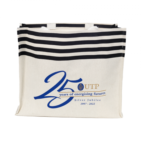 UTP 25TH ANNIVERSARY STRIPE JUTE BAG | JUTE BAG UTP 25TH ANNIVERSARY STRIPE JUTE BAG | JUTE BAG